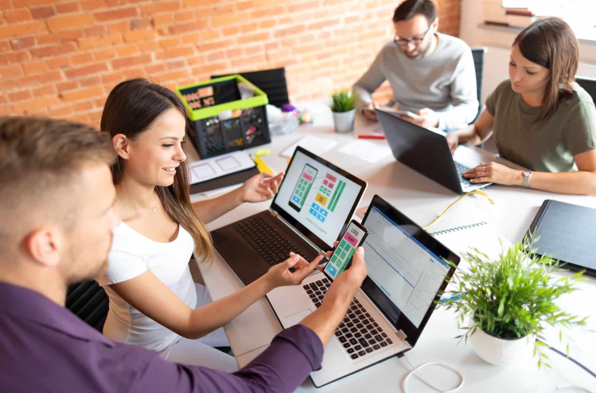 People Working In App Development