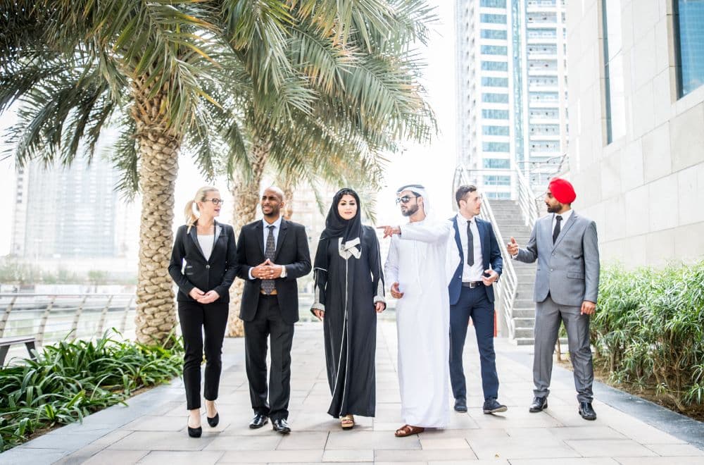 Business People Working In Free Zone