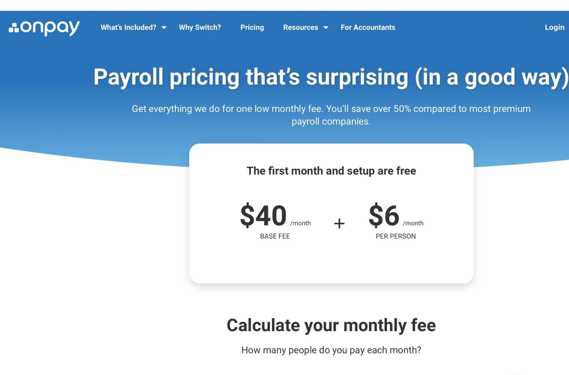 Screenshot Of OnPay Onboarding Software