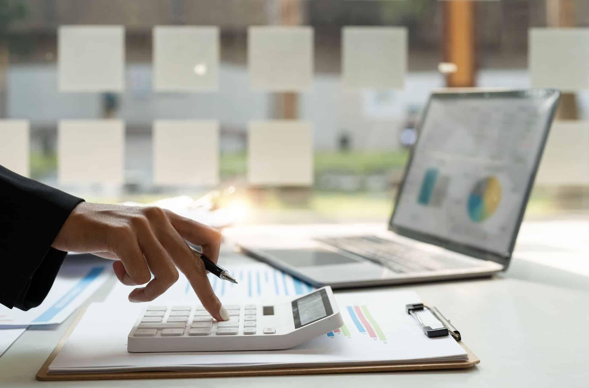 Stock Photo of Bookkeeping