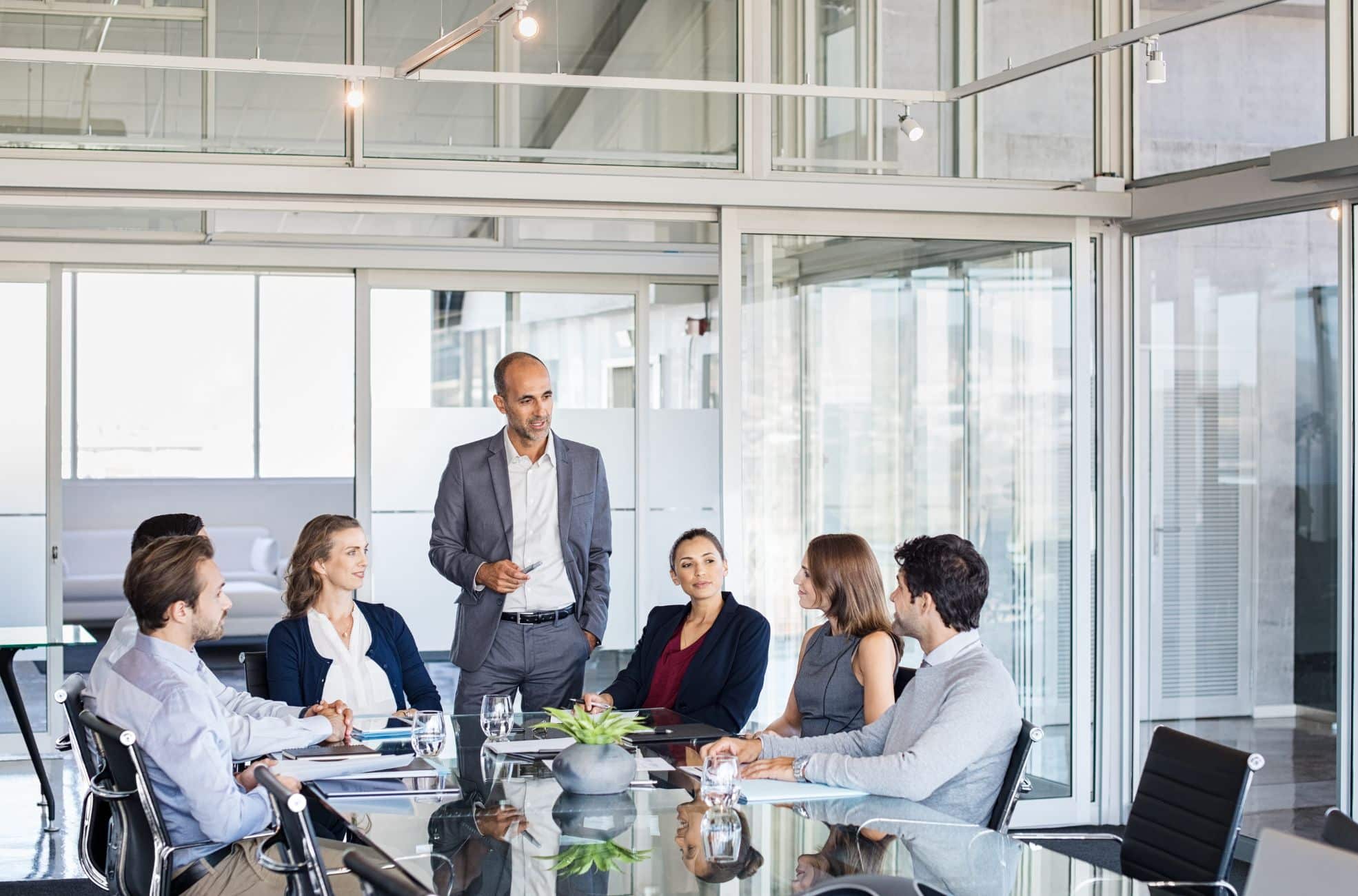 Business Mentor Coaching Team In Office
