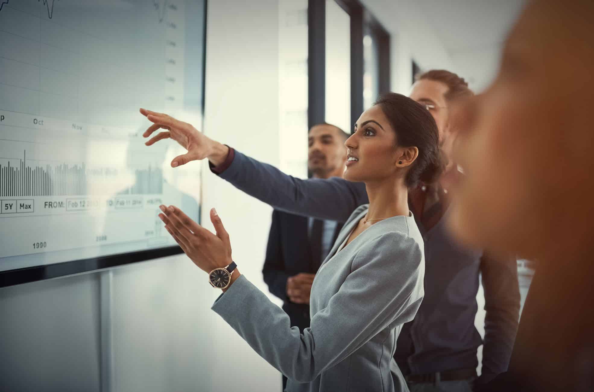 People Looking At Business Model