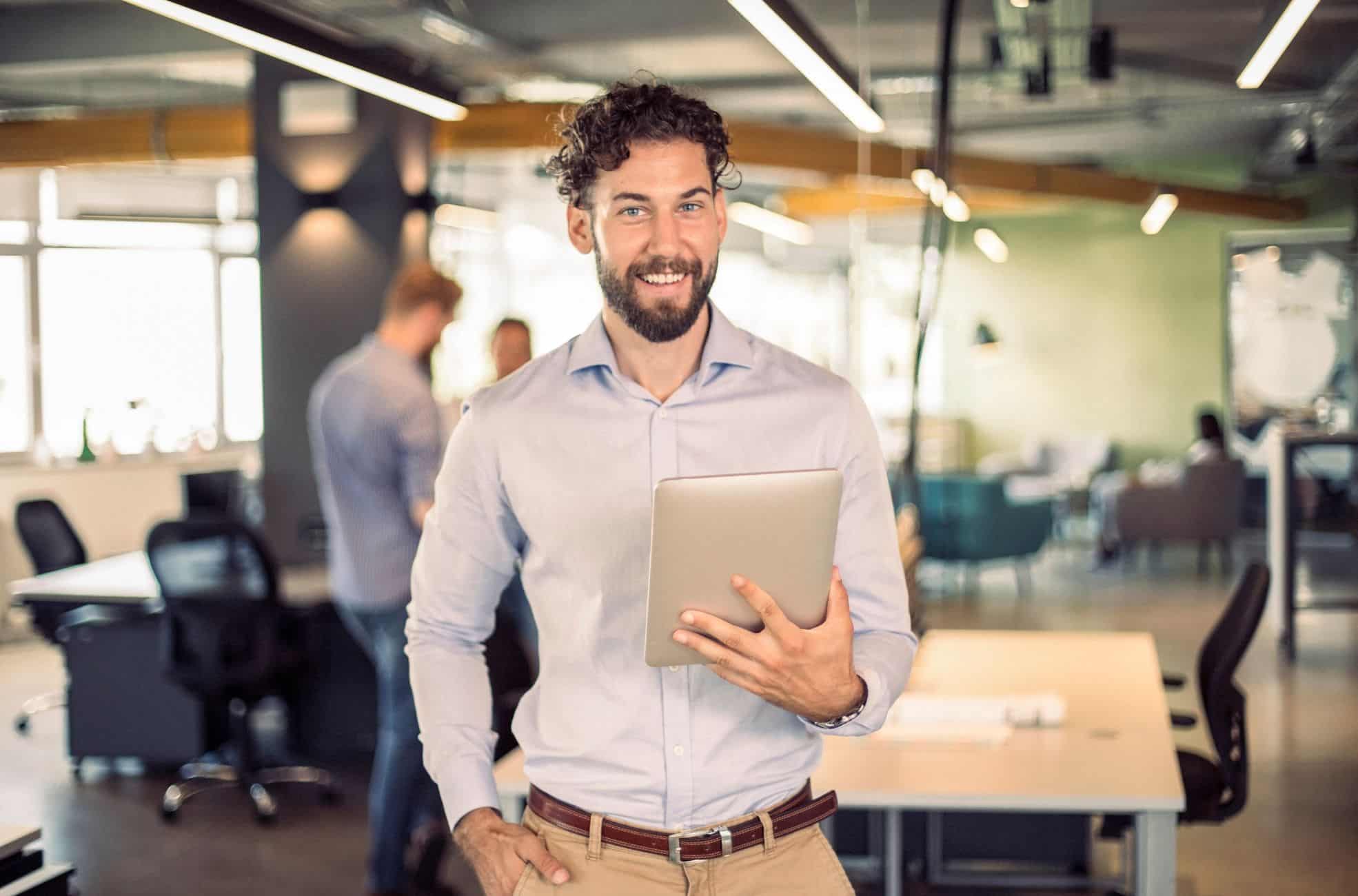 Business Man In Office