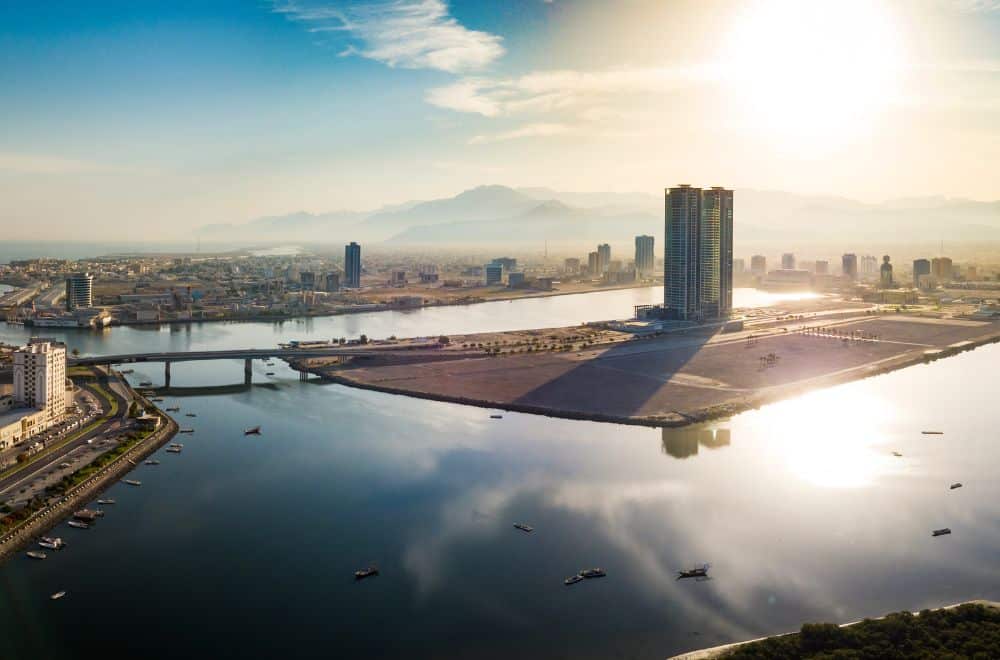 Aerial View Of Ras Al Khaimah