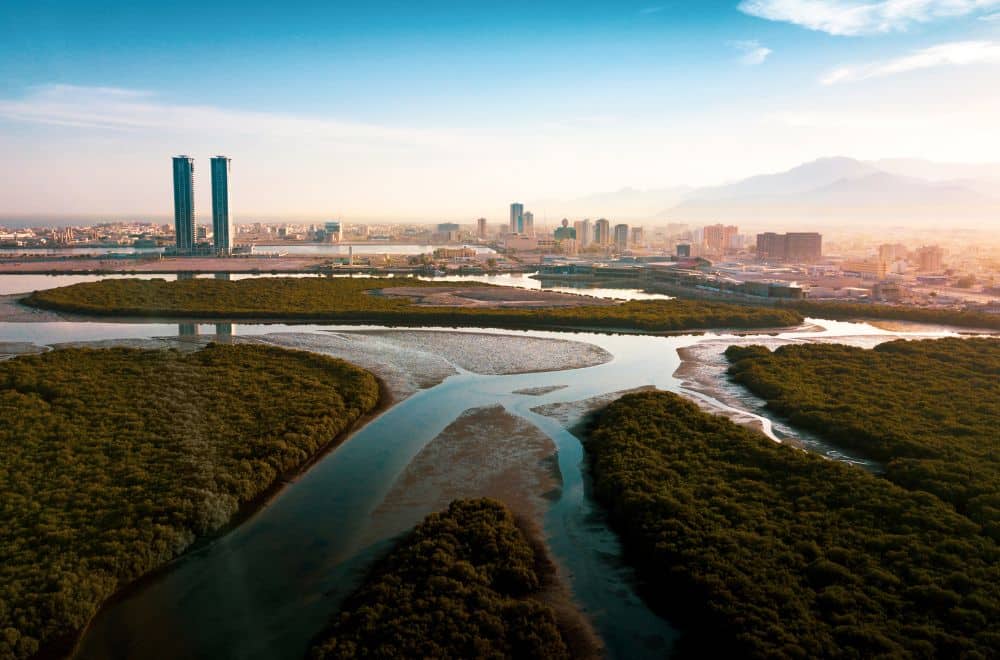 Aerial View Of Ras Al Khaimah
