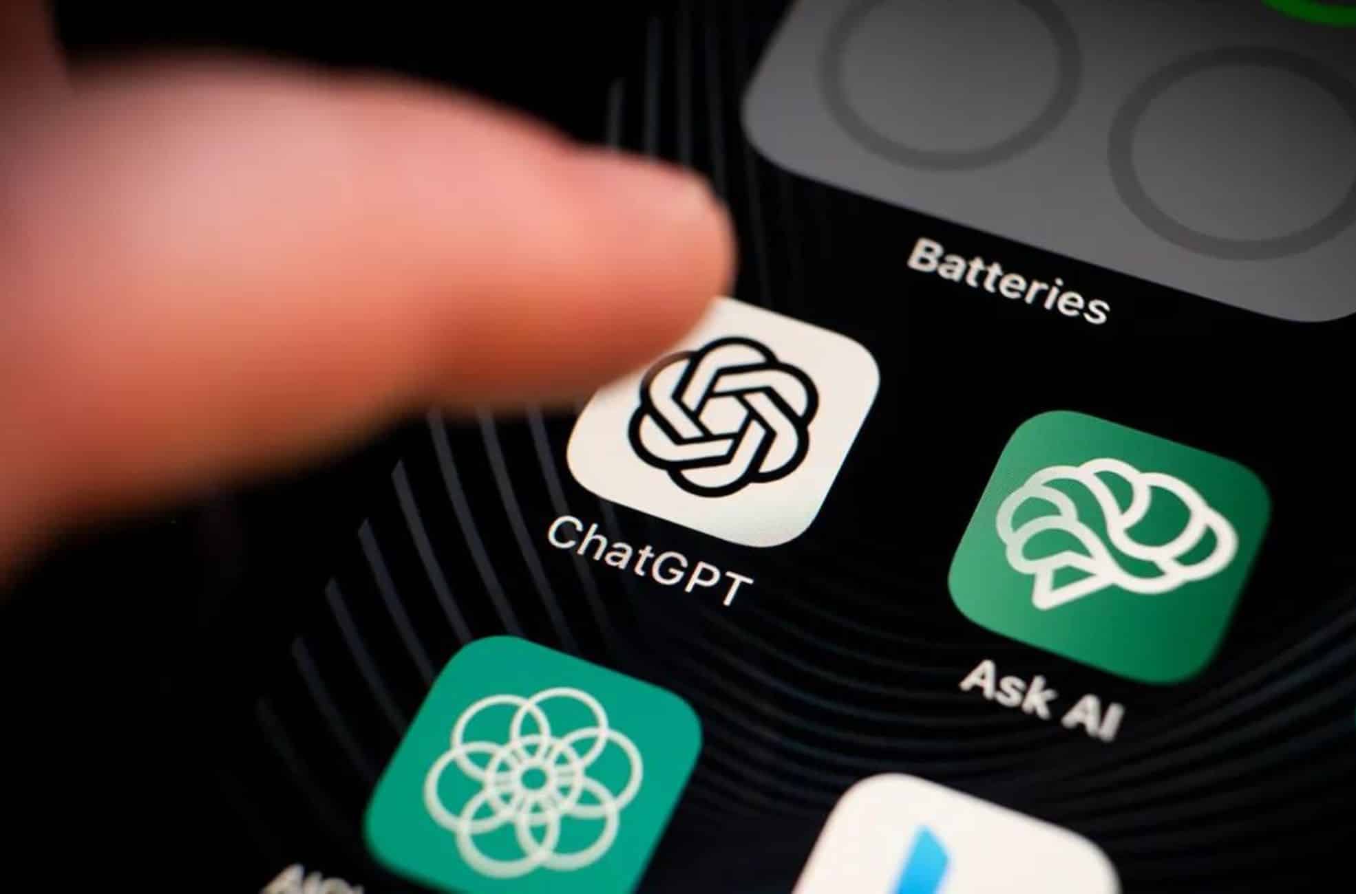 Person Using ChatGPT On Mobile Phone