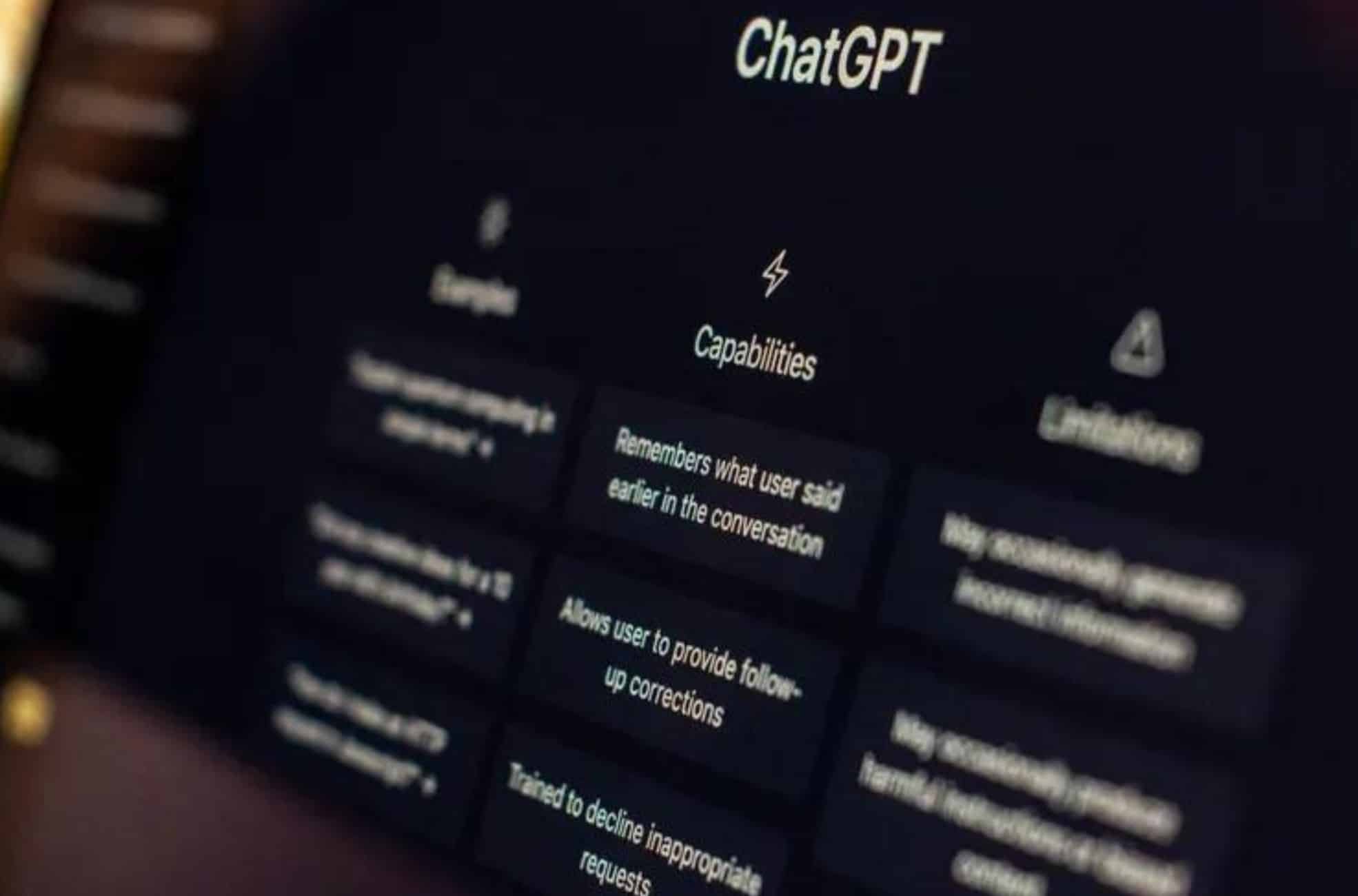 ChatGPT On Laptop  Screen