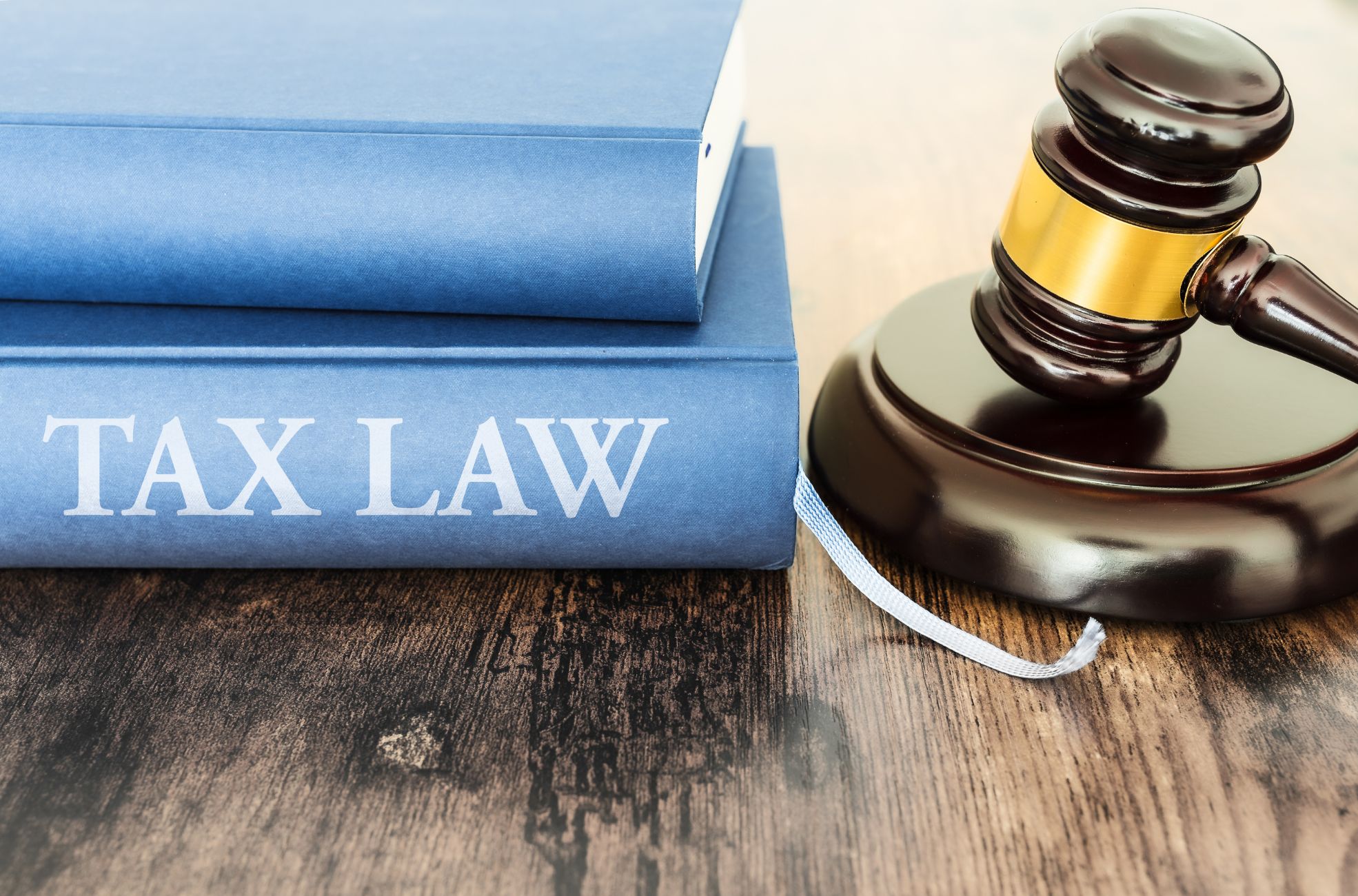 Stock Photo Of Tax Law Books