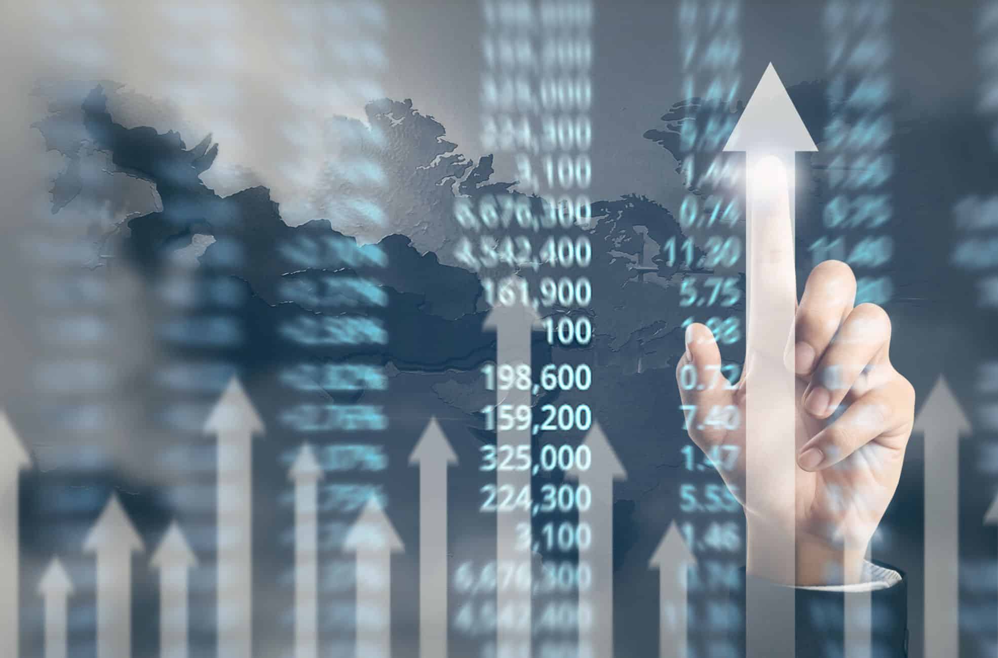 Stock Photo of Numbers And Arrows