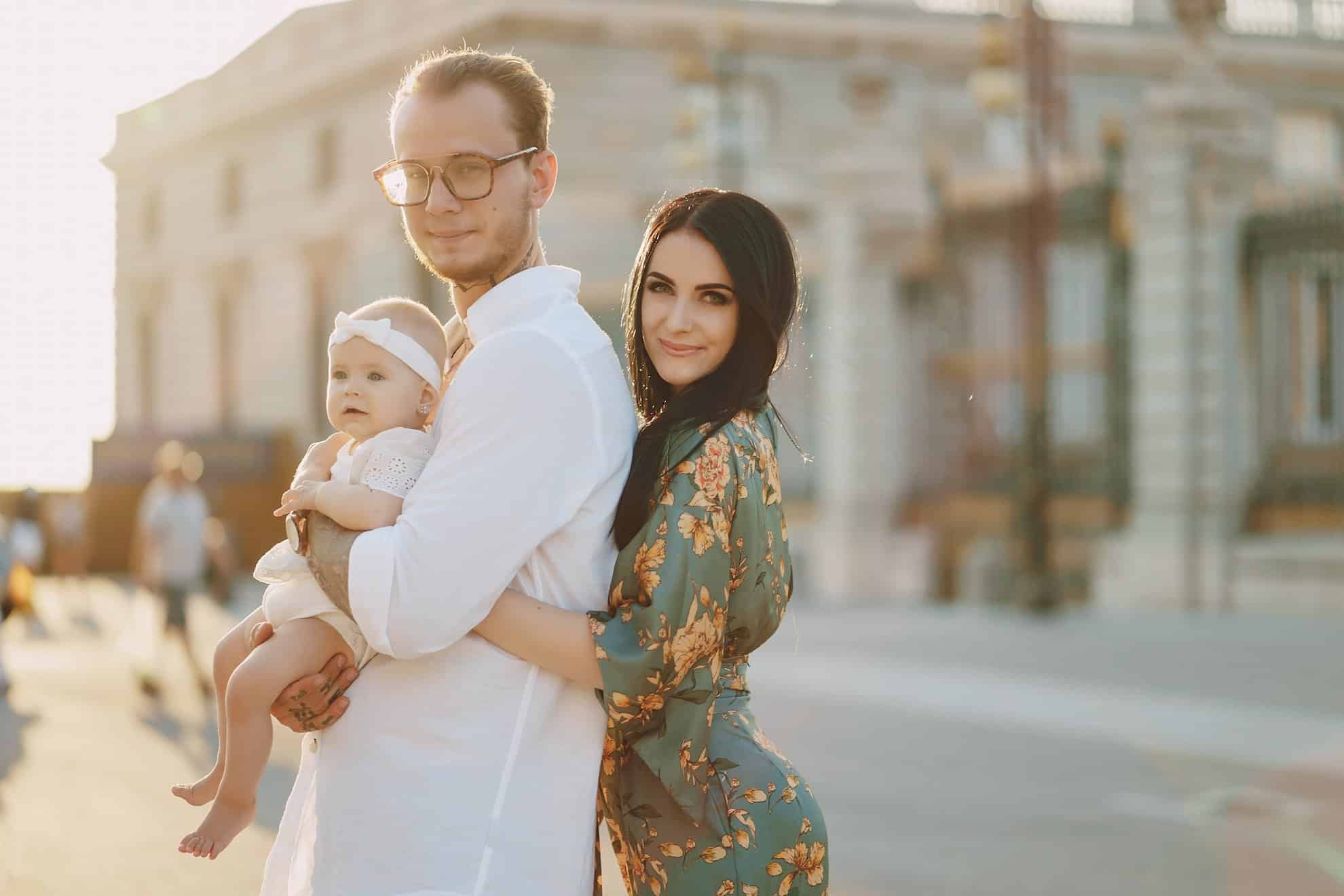 A man who sponsored his female spouse and baby's family visas in the UAE.