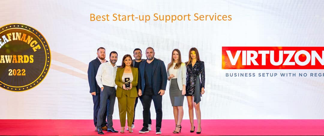Virtuzone bags the ‘Best Startup Support Services’ award at the MEA Finance Awards 2022