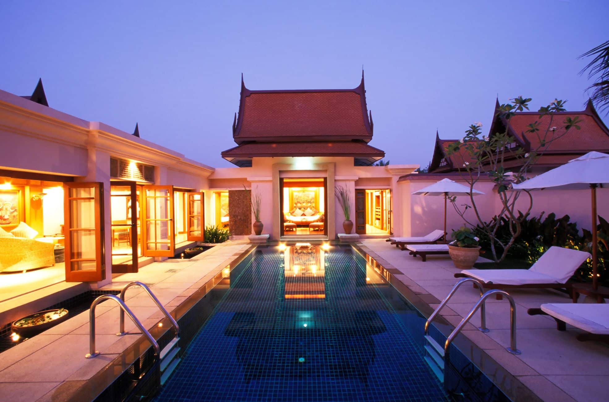 Pool Area Of A Villa-Type Property