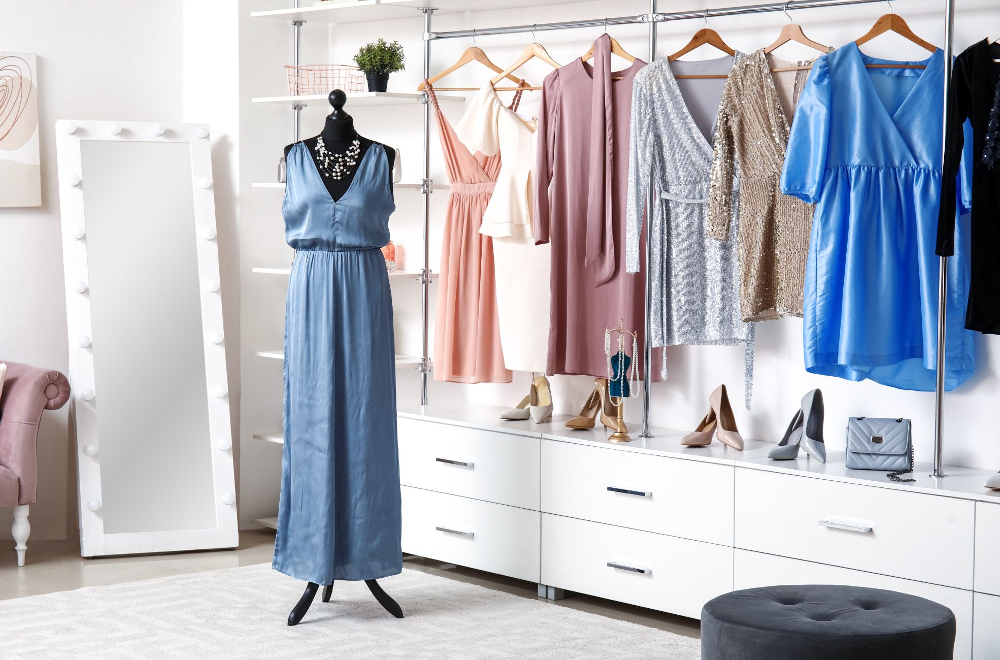 Brand Clothing In Boutique