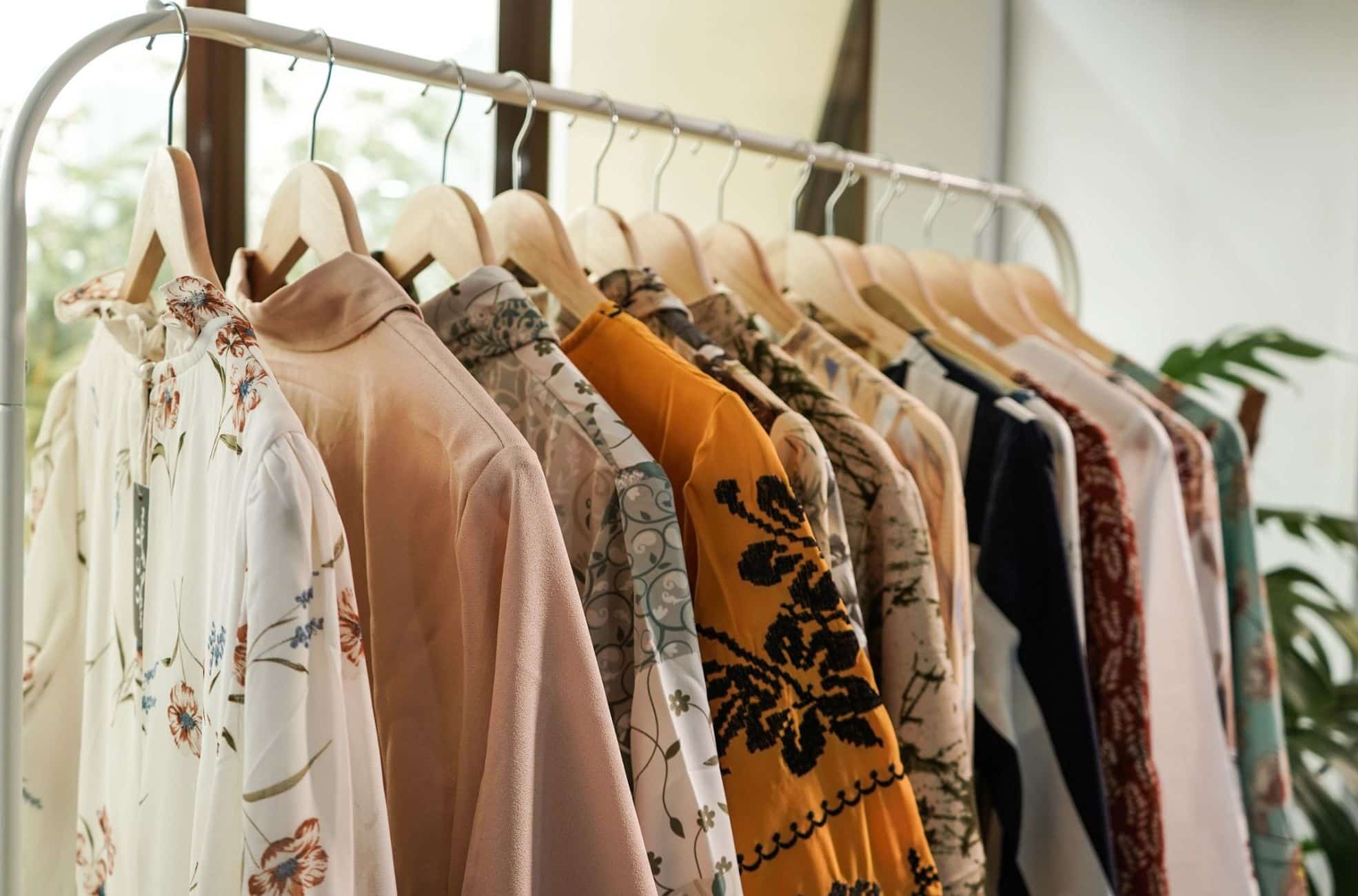 Clothing Garments In Fashion Boutique