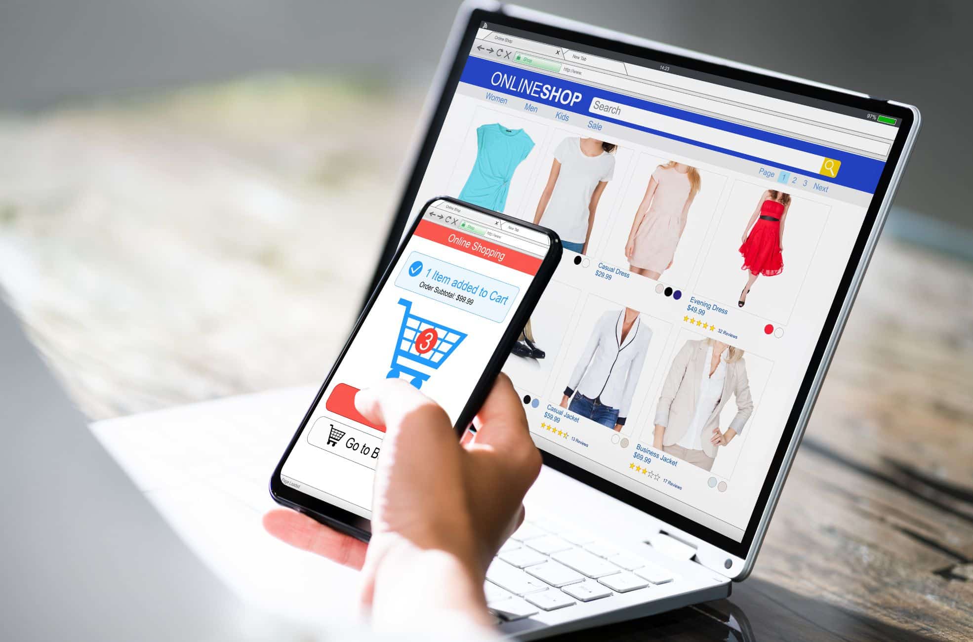 E-commerce Shown By Online Shopper