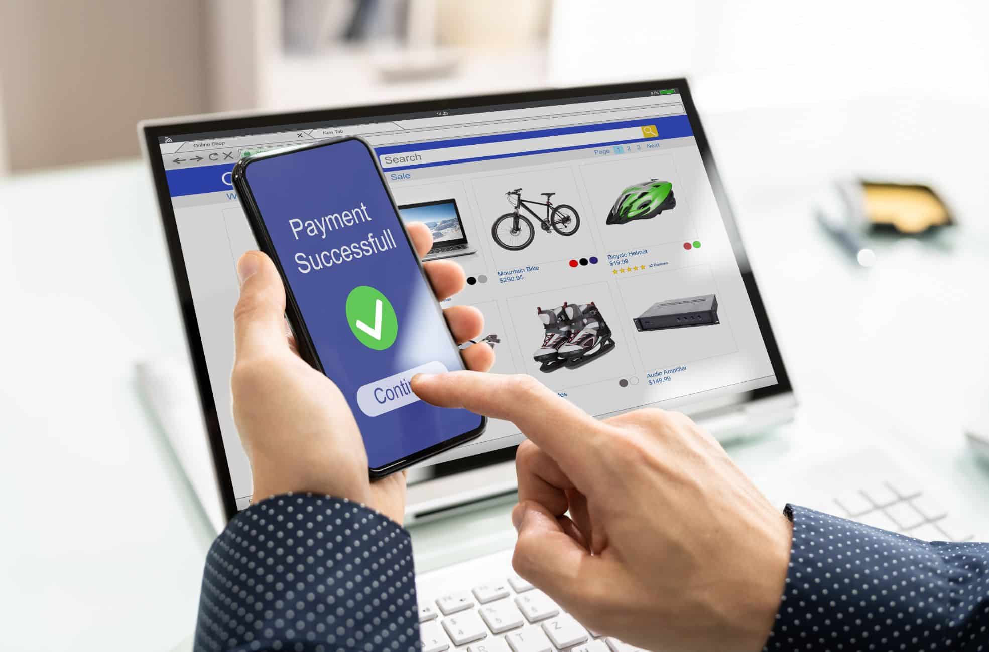 Man Doing Online Shopping