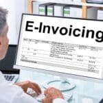 E-Invoicing On Computer