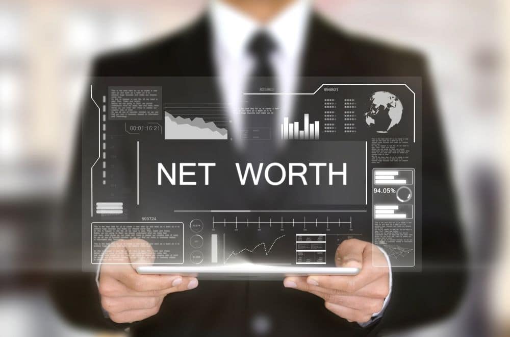 Net Worth Held By Man In Suit