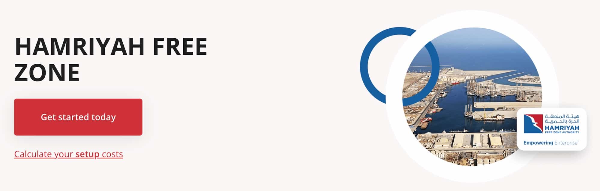 Hamriyah Free Zone, one of the cheapest Free Zones in the UAE.