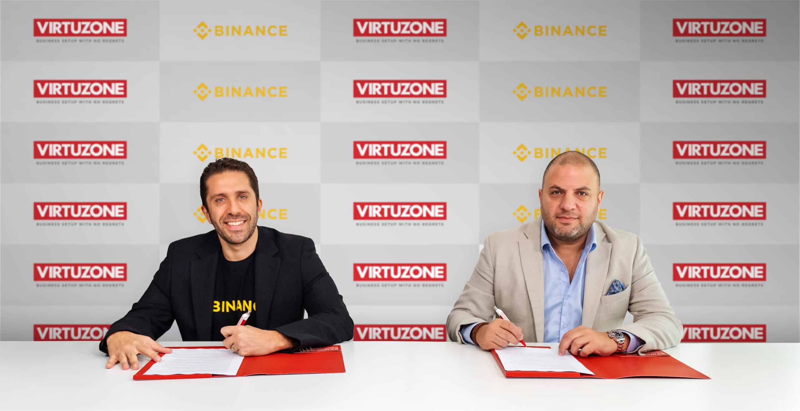 Virtuzone-Binance-partnership
