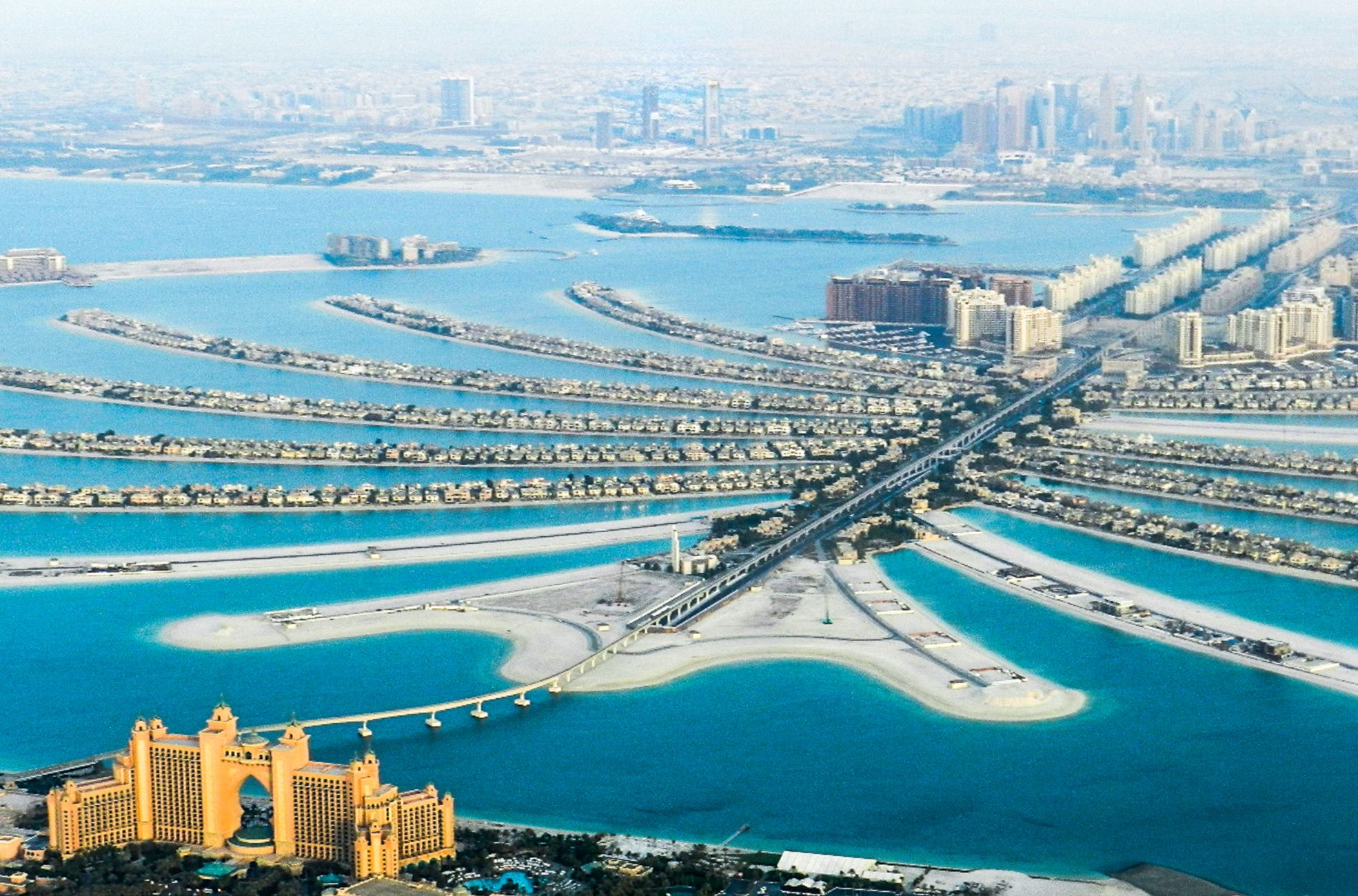 Aerial View Of Dubai