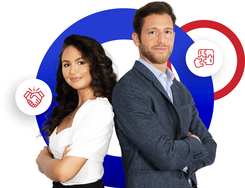 Two of our business setup consultants in Dubai