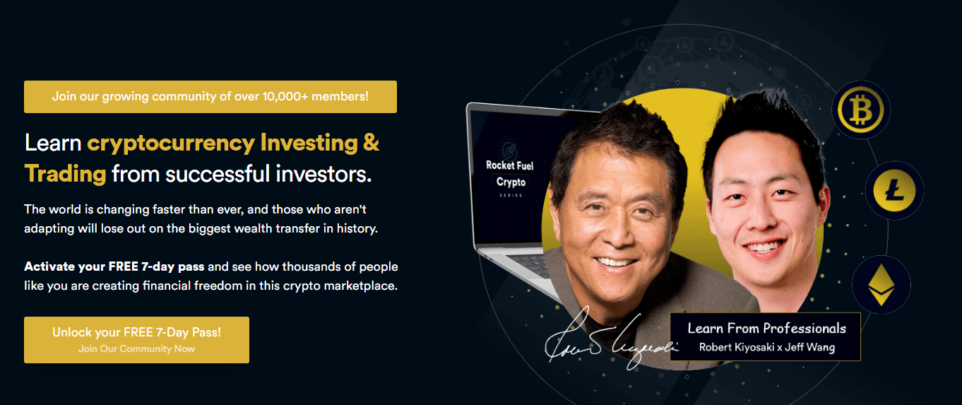 A screenshot of RocketFuel Crypto Trading.