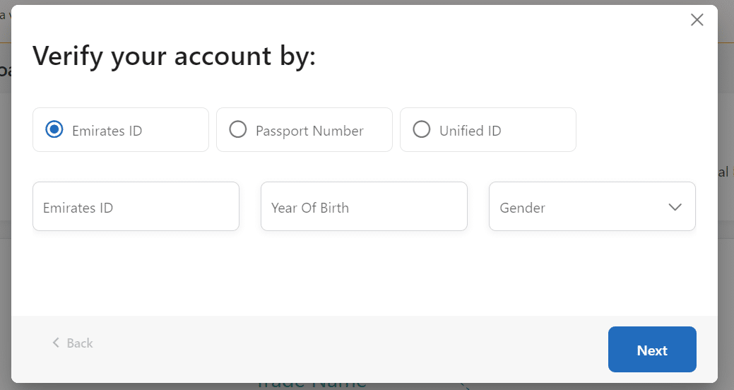 A screenshot of setting up commercial licences.